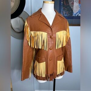 Vintage Jo-Kay Western Fringe Jacket